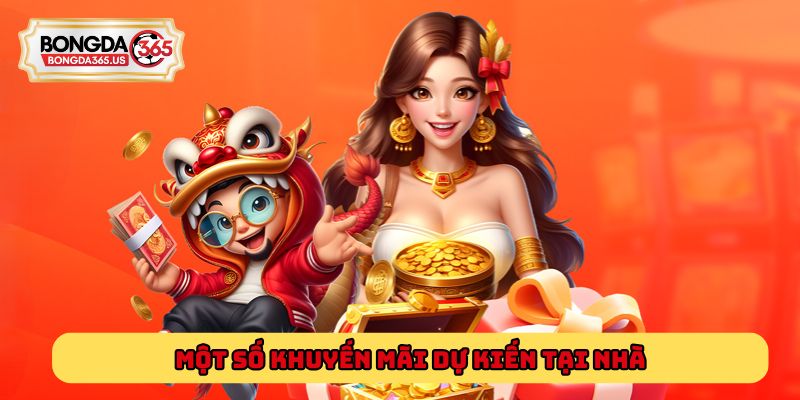 Một số khuyến mãi dự kiến tại nhà